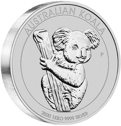 Koala 1000 gramów Srebra 2020