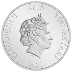 Niue: The Lord of the Rings - Samwise Gamgee kolorowany 1 uncja Srebra 2021 Proof