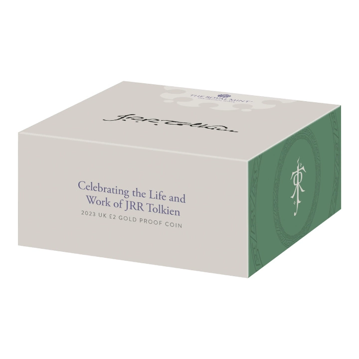Celebrating the Life and Work of JRR Tolkien £2 Złoto 2023 Proof