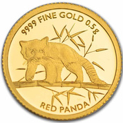  Czad: Red Panda 0,5 grama Złota 2023
