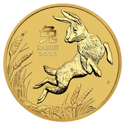  Perth Mint: Lunar III - Rok Królika 1/4 uncji Złota 2023