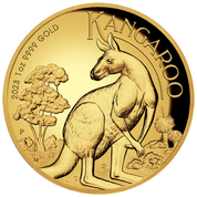 Australijski Kangur 1 uncja Złota 2023 Proof High Relief	