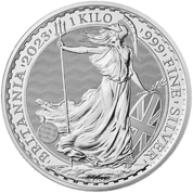 Britannia - King Charles III 1000 gramów Srebra 2023