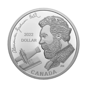 Canada: Alexander Graham Bell - Great Inventor Dollar Srebro 2022 Proof 