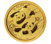 Chińska Panda 1 gram Złota 2022
