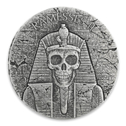 Czad: ERS Ramesses II: Afterlife 2 uncje Srebra 2017 Antiqued Coin