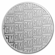 General Motors Logo (1967-2021) 1 uncja Srebra 