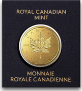 Kanadyjski Liść Klonowy 1 gram Złota 2022