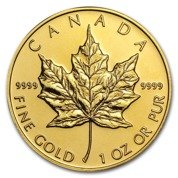 Kanadyjski Liść Klonowy 1 uncja Złota 1984