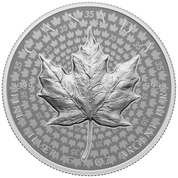 Kanadyjski Liść Klonowy 5 uncji Srebra 2023 Proof Ultra High Relief