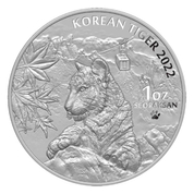 Korean Tiger 1 uncja Srebra 2022