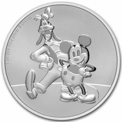 Niue: Disney - Mickey & Goofy 1 uncja Srebra 2021 