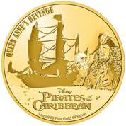 Niue: Disney Piraci z Karaibów - Queen Anne's Revenge 1 uncja Złota 2022