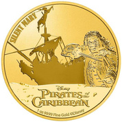 Niue: Disney Piraci z Karaibów - Silent Mary 1 uncja Złota 2022