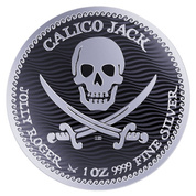 Niue: Jolly Roger - Calico Jack 1 uncja Srebra 2022