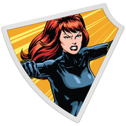 Niue: Marvel - Avengers 60th Anniversary 'Black Widow' kolorowana 1 uncja Srebra 2023 Proof