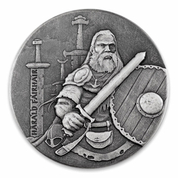 Niue: Vikings - Harald Fairhair 2 uncje Srebra 2016 Proof Antiqued Coin 