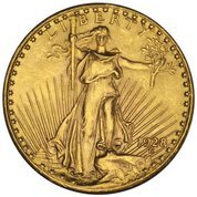 Saint-Gaudens Gold Double Eagle 20 Dollars Różne Roczniki Stan 2