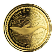 St. Vincent & The Grenadines - Humpback Whale 1 uncja Złota 2021